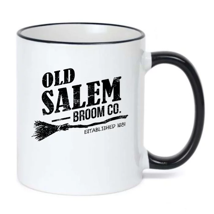 Old Salem Broom Company Black Color Changing Mug