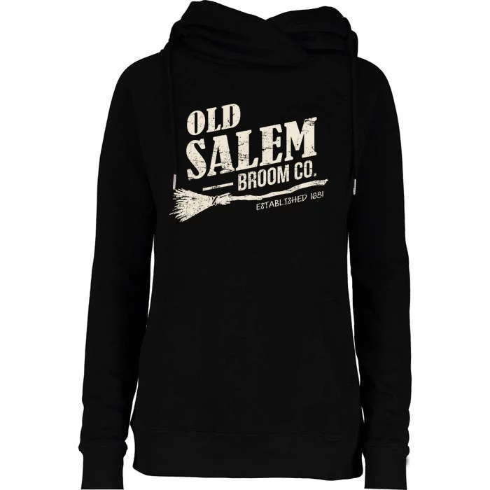 Old Salem Broom Company Womens Funnel Neck Pullover Hood