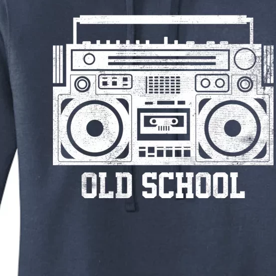 Old School Boombox Women's Pullover Hoodie