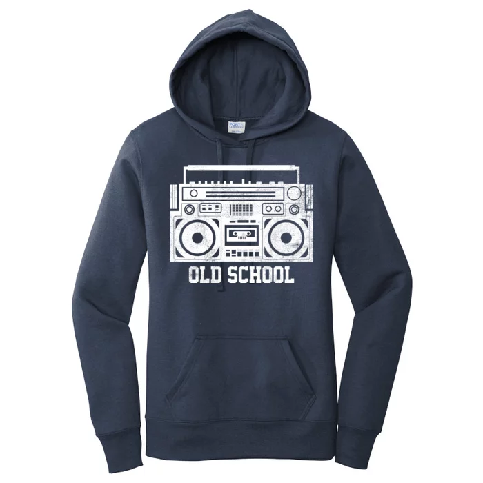 Old School Boombox Women's Pullover Hoodie