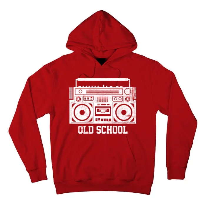 Old School Boombox Tall Hoodie