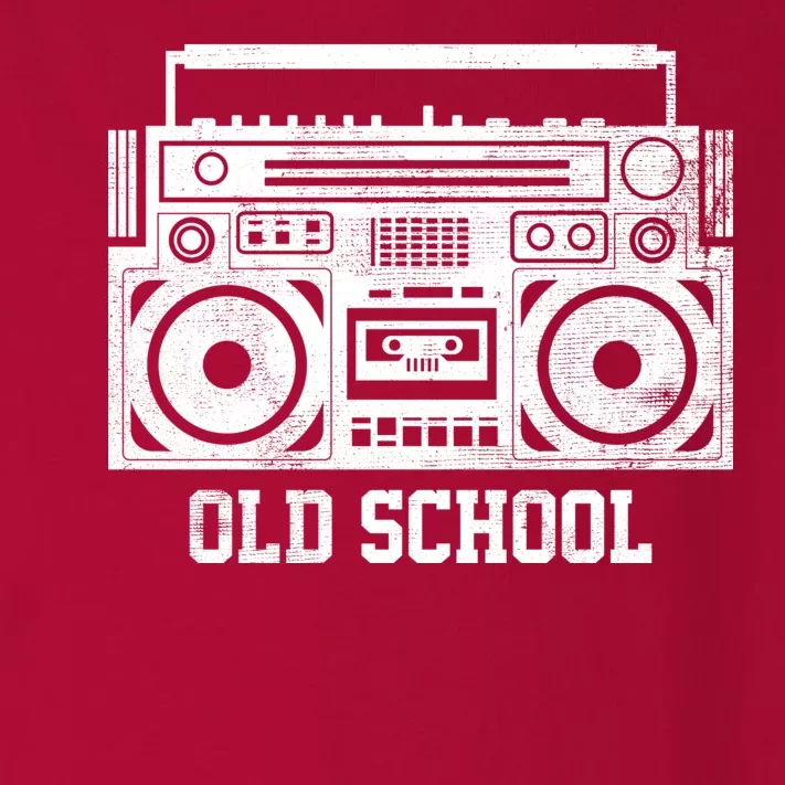 Old School Boombox Toddler Long Sleeve Shirt