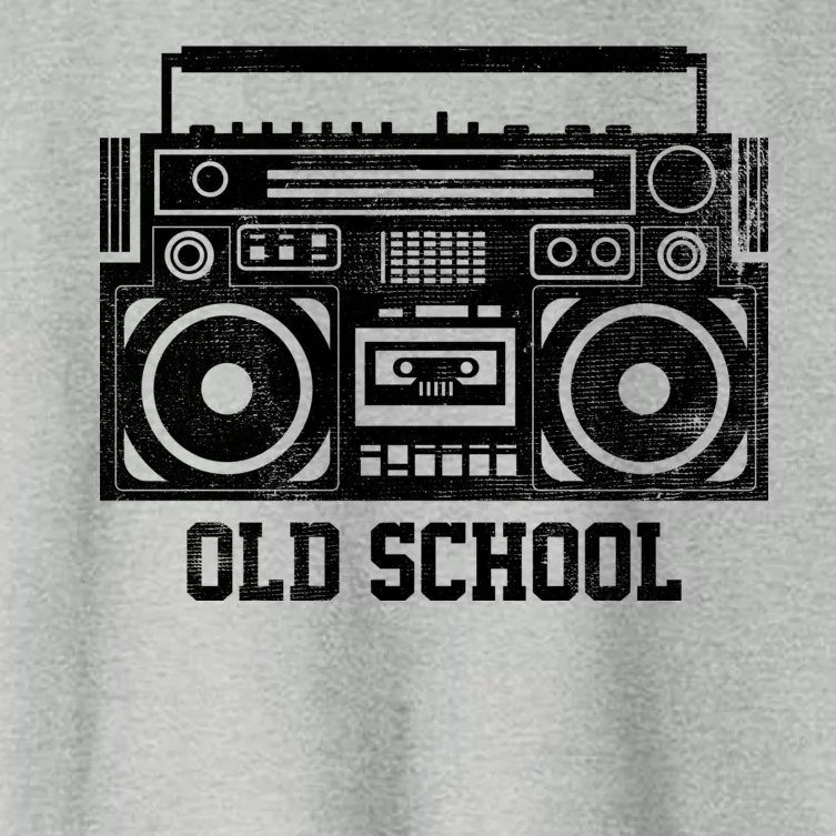 Old School Boombox Women's Crop Top Tee