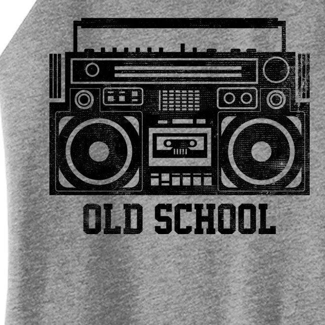 Old School Boombox Women’s Perfect Tri Rocker Tank