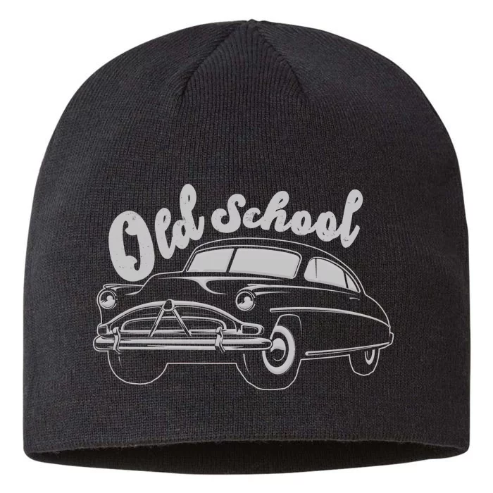 Old School Classic Car 8 1/2in Sustainable Knit Beanie