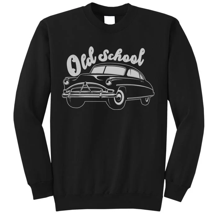 Old School Classic Car Tall Sweatshirt