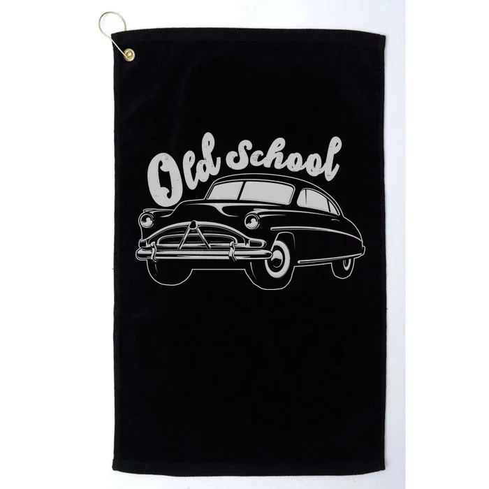 Old School Classic Car Platinum Collection Golf Towel