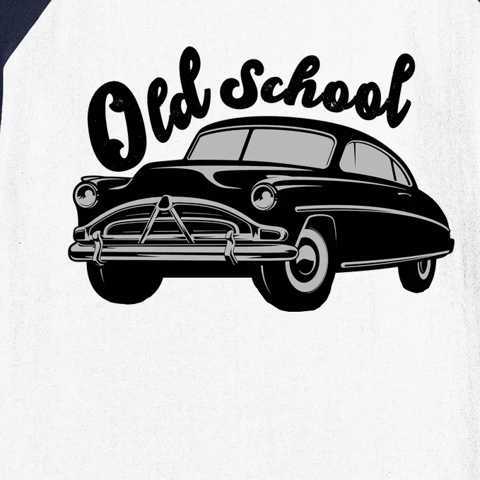 Old School Classic Car Baseball Sleeve Shirt