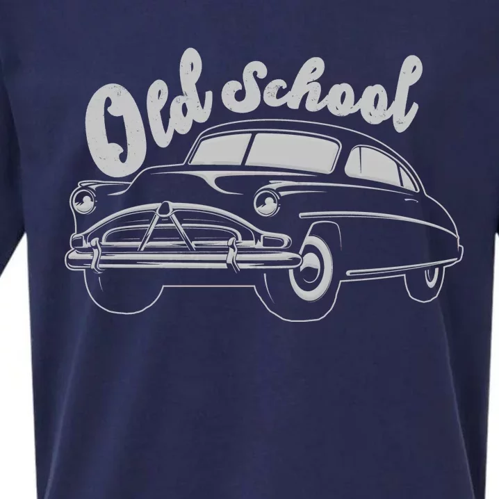 Old School Classic Car Sueded Cloud Jersey T-Shirt