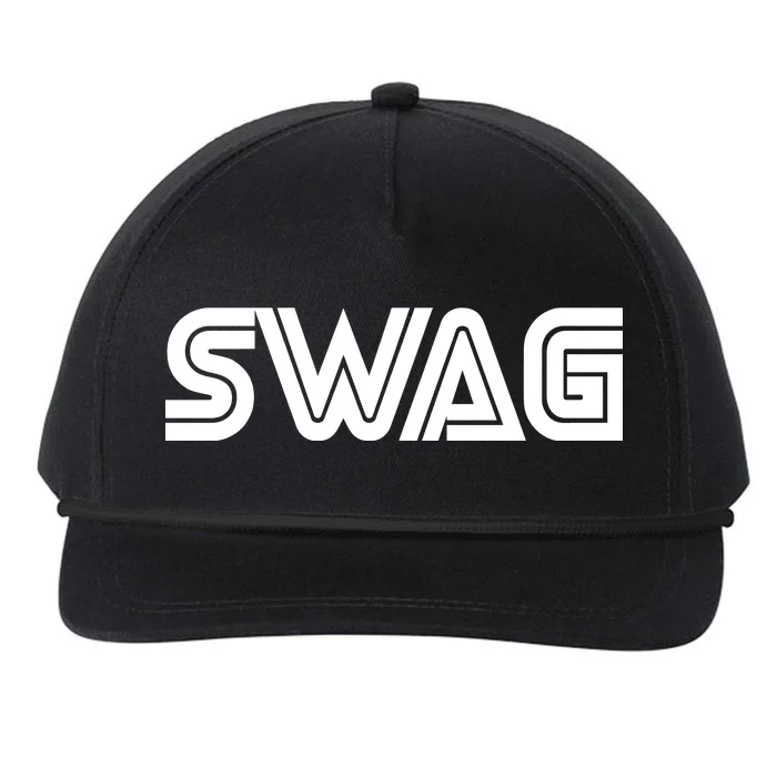 Old School Swag Logo Snapback Five-Panel Rope Hat