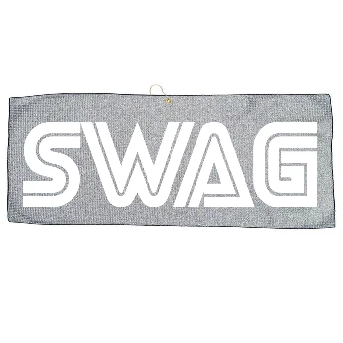 Old School Swag Logo Large Microfiber Waffle Golf Towel