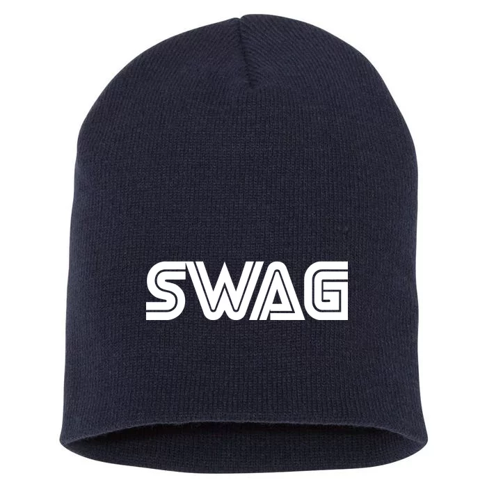 Old School Swag Logo Short Acrylic Beanie