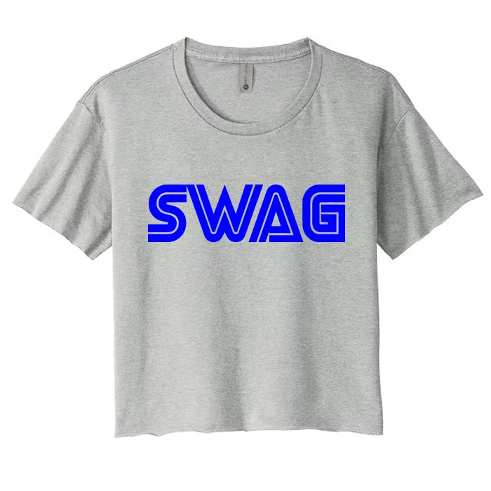 Old School Swag Logo Women's Crop Top Tee