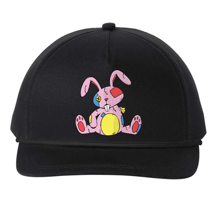 Old Stuffed Rabbit Snapback Five-Panel Rope Hat