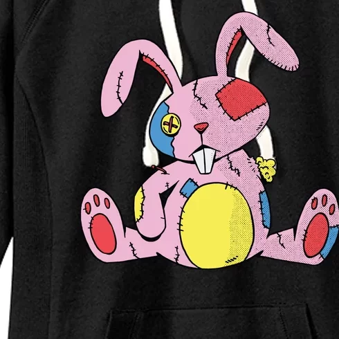 Old Stuffed Rabbit Women's Fleece Hoodie