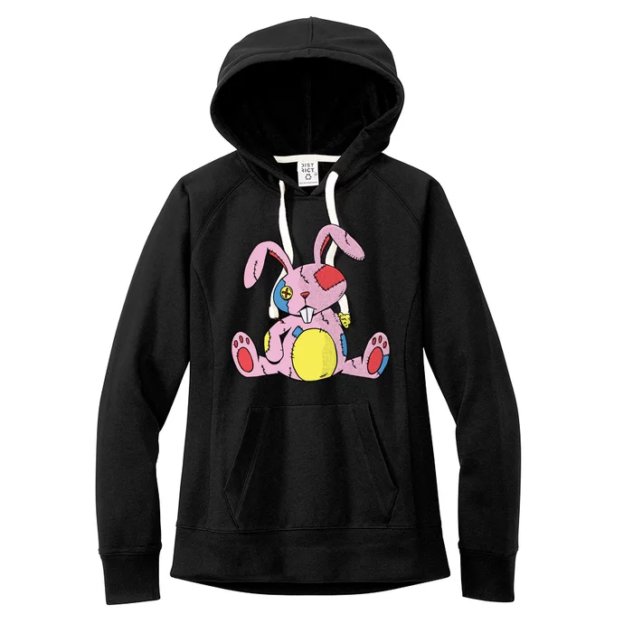 Old Stuffed Rabbit Women's Fleece Hoodie