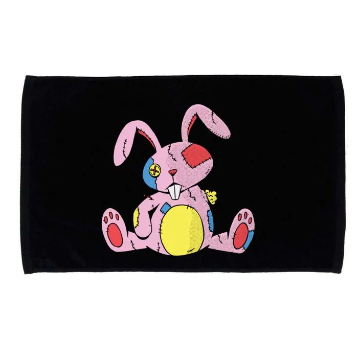 Old Stuffed Rabbit Microfiber Hand Towel