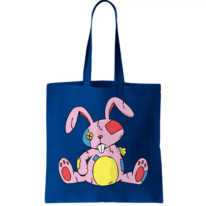 Old Stuffed Rabbit Tote Bag