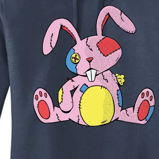 Old Stuffed Rabbit Women's Pullover Hoodie