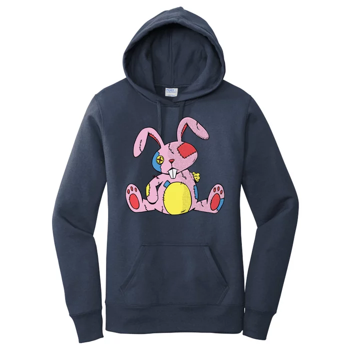 Old Stuffed Rabbit Women's Pullover Hoodie