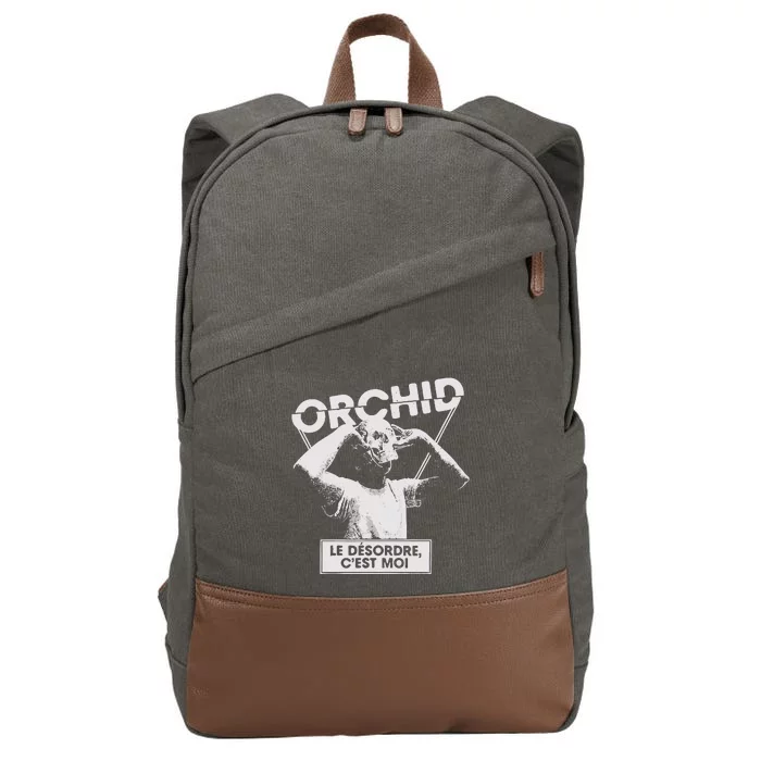 Orchid Le DéSordre CEst Moi New Cotton Canvas Backpack