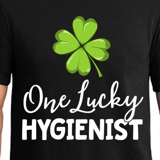 One Lucky Dental Hygienist St Patricks Day Dentist Office Gift Pajama Set