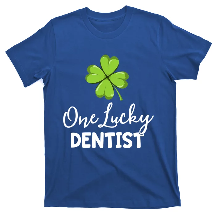 One Lucky Dentist Gift St Patricks Day Dental Office Gift T-Shirt