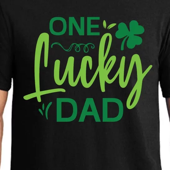 One Lucky Dad St Patricks Day Pajama Set