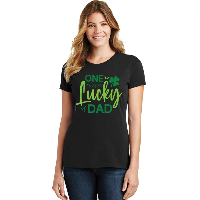 One Lucky Dad St Patricks Day Women's T-Shirt