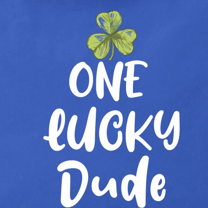 One Lucky Dude Gift St Patricks Day Shamrock Gift Dude Great Gift Zip Tote Bag