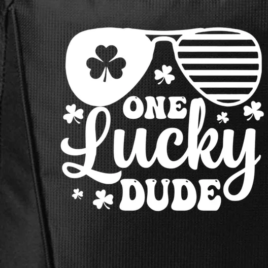 One Lucky Dude St Patrick`s Day Cool Gift City Backpack