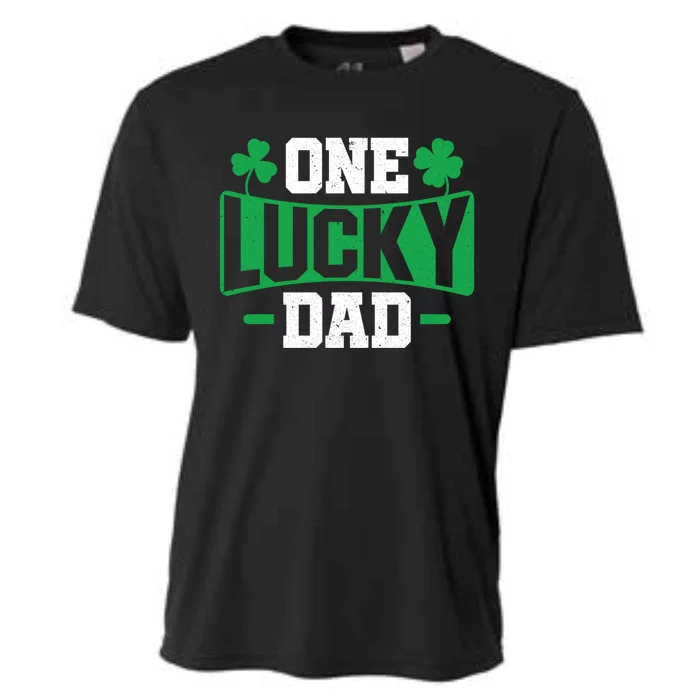 One Lucky Dad Father’s Day St Patrick’s Day Proud Dad Gift Cooling Performance Crew T-Shirt