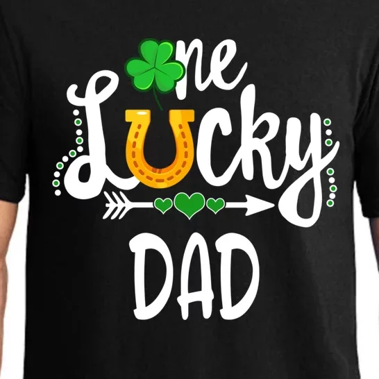 One Lucky Dad St Patricks Day Matching Father Cute Gift Pajama Set