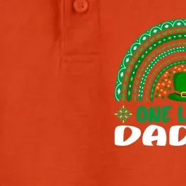 One Lucky Daddy Gift St Patrick's Day Funny For Daddy Gift Dry Zone Grid Performance Polo