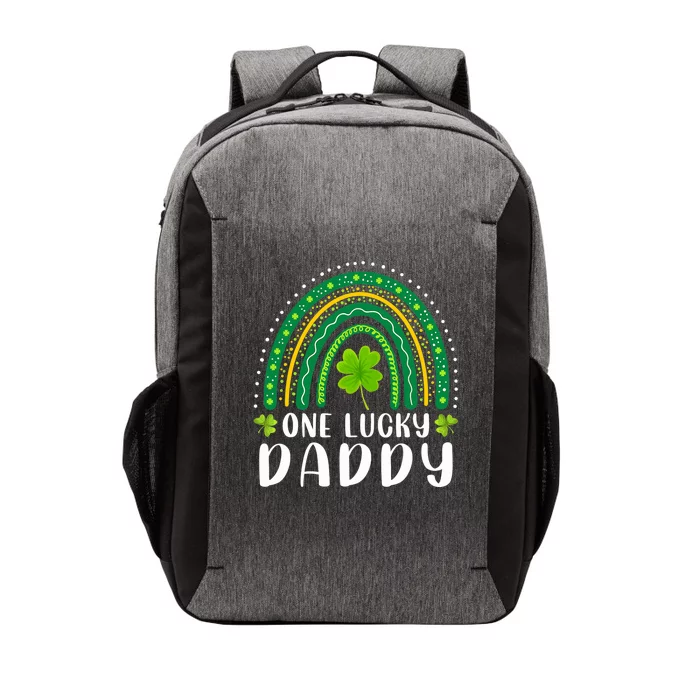 One Lucky Daddy Rainbow Saint Patrick's Day Dad Father Papa Vector Backpack