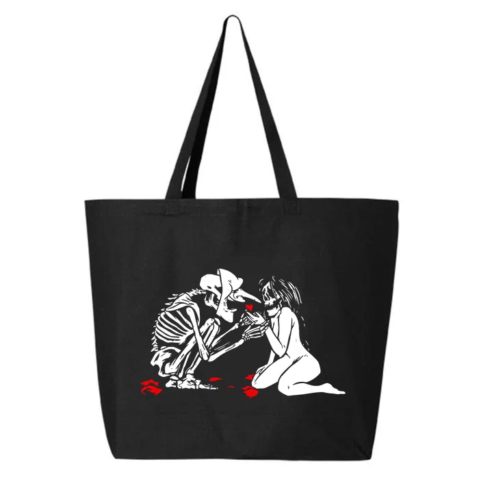 Occult Lover Death Card Goth Satanist Gothic 25L Jumbo Tote