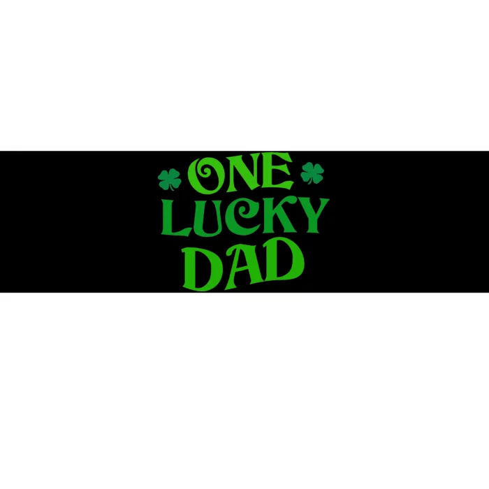 One Lucky Dad Bumper Sticker