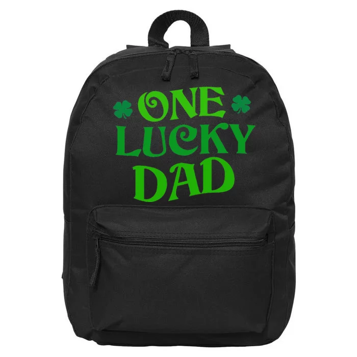 One Lucky Dad 16 in Basic Backpack