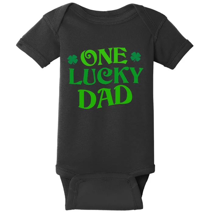 One Lucky Dad Baby Bodysuit