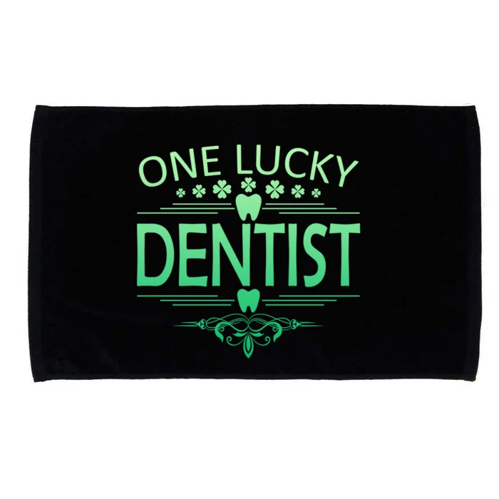 One Lucky Dentist St Patrick's Day Dental Gift Meaningful Gift Microfiber Hand Towel