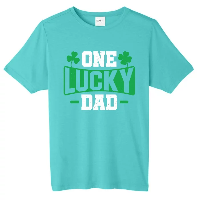 One Lucky Dad Father’s Day St Patrick’s Day Proud Dad Gift ChromaSoft Performance T-Shirt