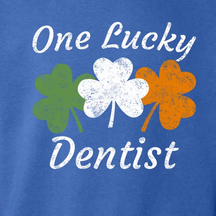 One Lucky Dentist St Patrick's Day Irish Shamrock Flag Gift Toddler Hoodie