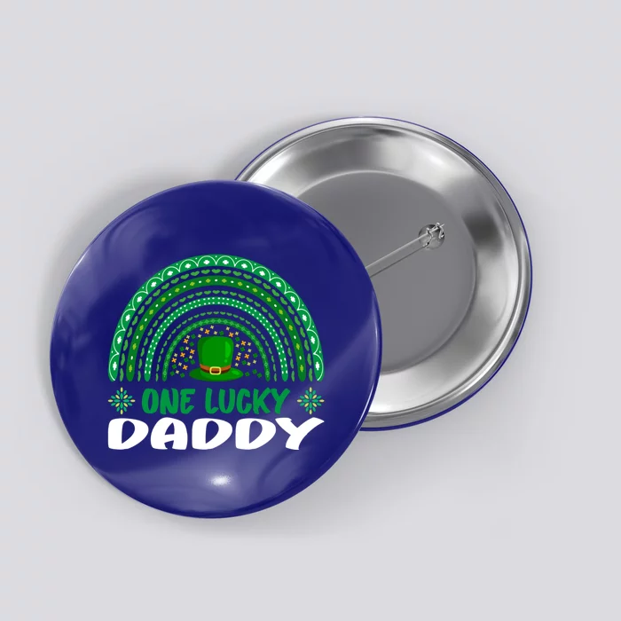 One Lucky Daddy Gift St Patrick's Day Funny For Daddy Cool Gift Button