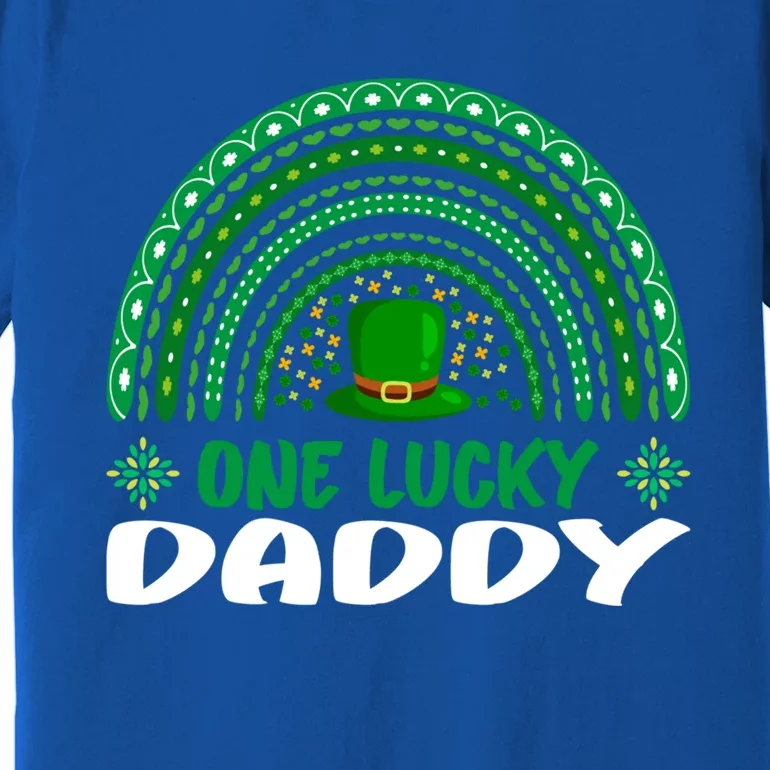 One Lucky Daddy Gift St Patrick's Day Funny For Daddy Cool Gift Premium T-Shirt