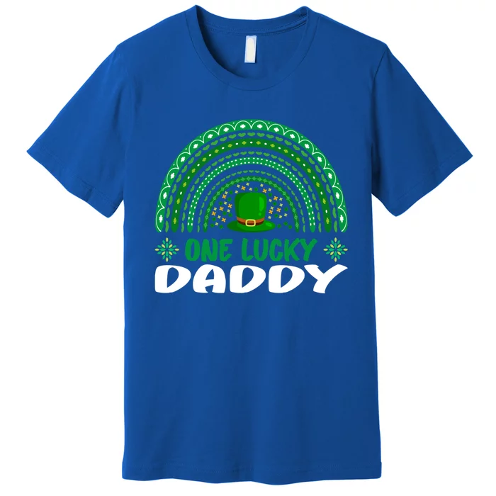 One Lucky Daddy Gift St Patrick's Day Funny For Daddy Cool Gift Premium T-Shirt