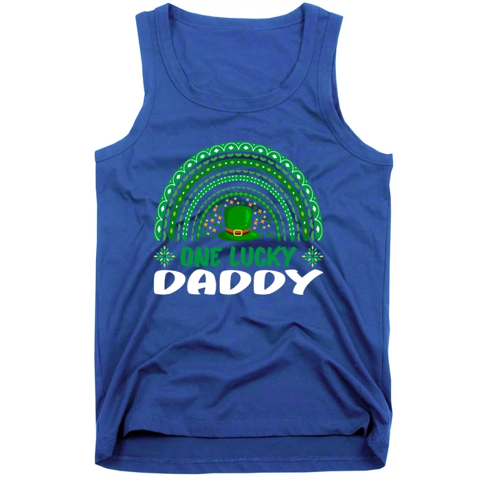 One Lucky Daddy Gift St Patrick's Day Funny For Daddy Cool Gift Tank Top