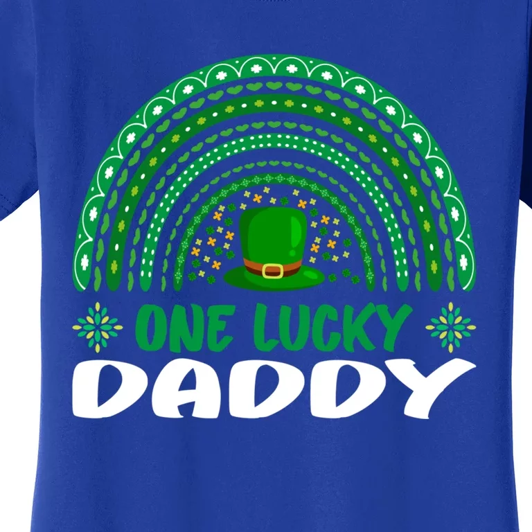 One Lucky Daddy Gift St Patrick's Day Funny For Daddy Cool Gift Women's T-Shirt