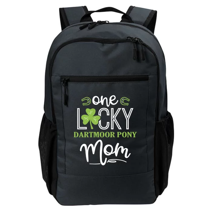 One Lucky Dartmoor Pony Horse Mom Irish Horseback Riding Gift Daily Commute Backpack