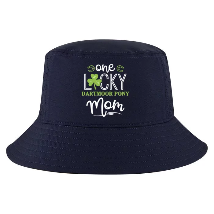 One Lucky Dartmoor Pony Horse Mom Irish Horseback Riding Gift Cool Comfort Performance Bucket Hat