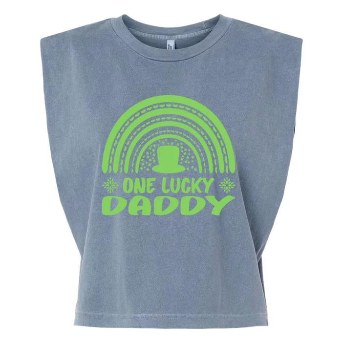 One Lucky Daddy Gift St Patrick's Day Funny For Daddy Funny Gift Garment-Dyed Women's Muscle Tee